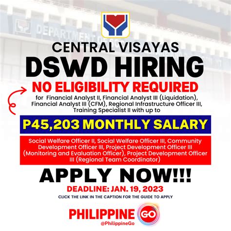 www dswd gov ph job hiring 2024 region 7